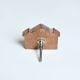 Handmade Acacia Wood Castle Kids Furniture Knob